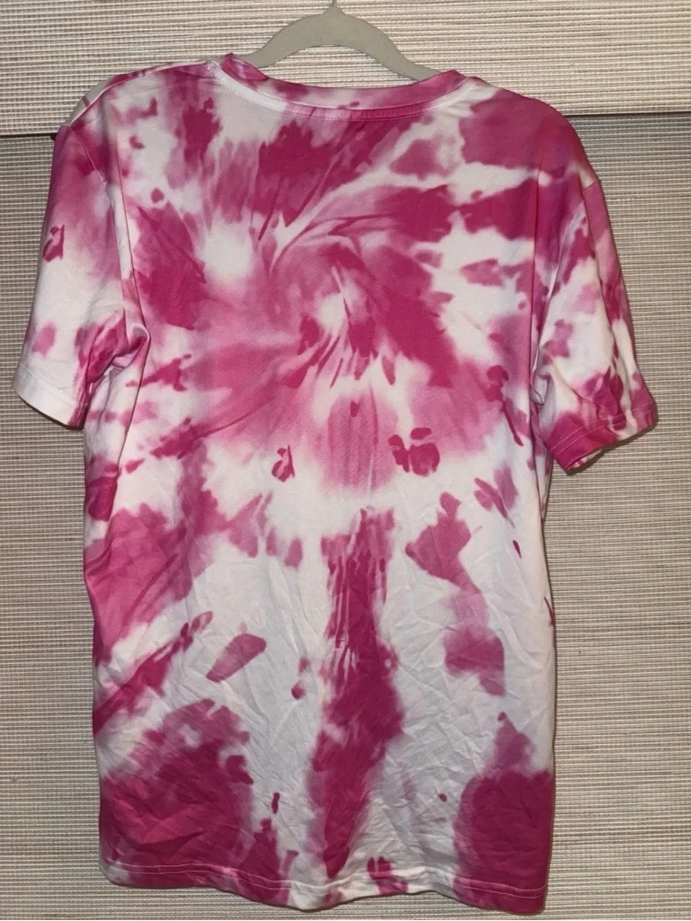 Sublime Tie Dye Sun Graphic Band Tee | Pink & White | Size S - Picture 2 of 2